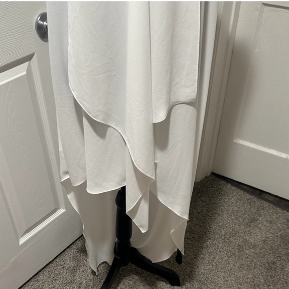 BCBGMaxAzria Asymmetrical White Dress - Picture 8 of 12